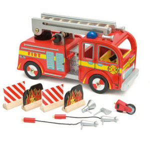 Legetøjs brandbil fra Le Toy Van af meget høj kvalitet