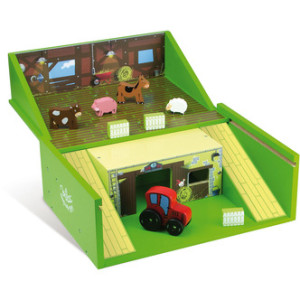 Legetøjs bondegård i træ fra franske Vilac er helt sikkert et hit på børneværelset