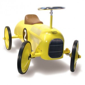 Vilac gåbil i gul, en rigtig kvalitets legetøjs klassisker